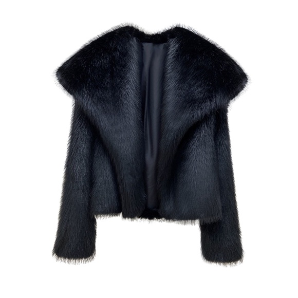 Black Jacket — Lapel Coat - Picture 1 of 1